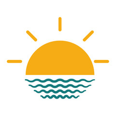 Surfing sports illsutration