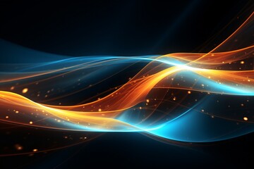 Energy Light Lines Flow Background, Neon Light Lines Flow Wallpaper, Abstract Neon Wallpaper, Neon Background, colorful curvy shape glowing Wallpaper, Technology Background, AI Generative