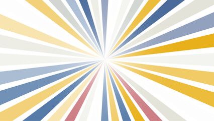  Abstract texture with light of sunburst. Trendy colorful graphic print. Sunburst pattern background, cool tones. Vector illustration