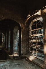 old abandoned building