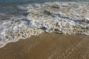 waves on the beach