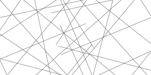 Random chaotic lines. Abstract geometric pattern. Vector stripe, lines. Chaotic line pattern. Outline monochrome texture. 