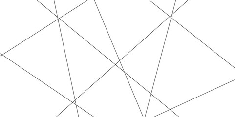 Random chaotic lines. Abstract geometric pattern. Outline monochrome texture. 