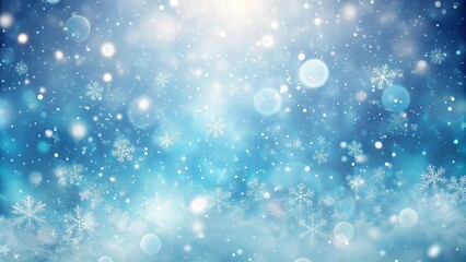 Soft and dreamy falling snow overlay background perfect for winter-themed designs