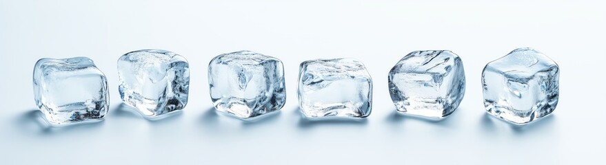 Obraz premium ice cube background