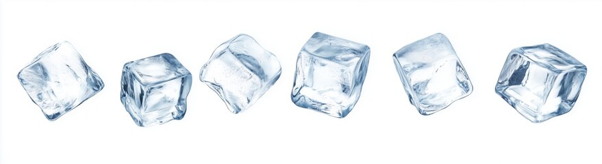 Obraz premium ice cube background