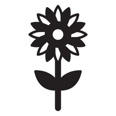 Sunflower Solid Black