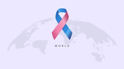 World sexual health day. Vector Animation moving. September 4th. Suitable for greeting cards etc