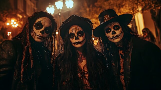 Eerie Halloween Scavenger Hunt Party with Costumed Teams and Spooky Clues