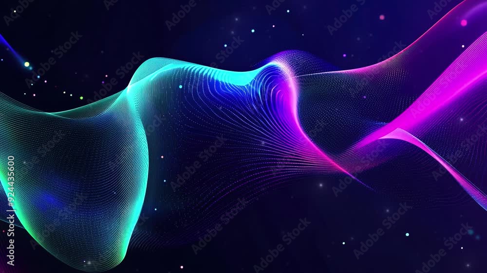 Poster abstract background with blue and purple gradient color. liquid shapes. fluid gradient background wi