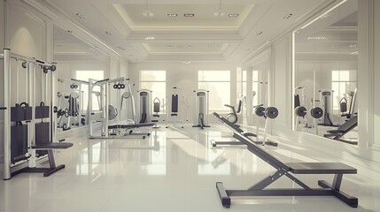 Modern and Luxurious Gym Interior Design
