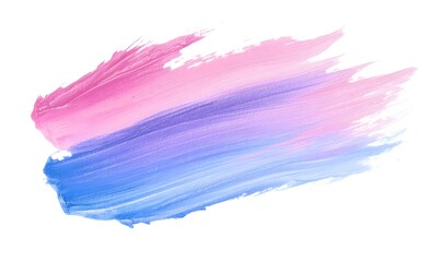 A brush stroke of paint with a pink, purple and blue, Generative AI
