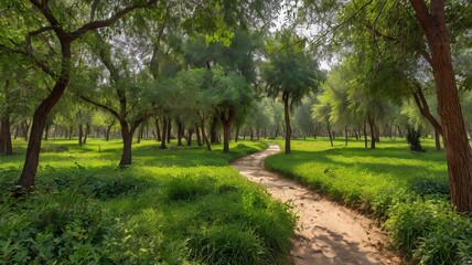 footpath in the park