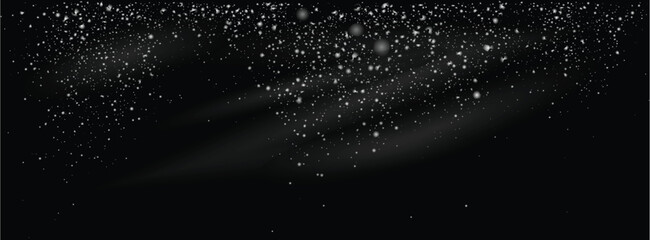 Obraz premium falling snow flakes vector background