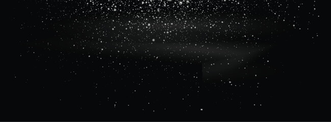 Falling snow abstract white snowflake background