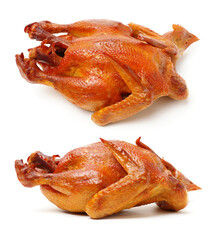 beggar chicken on Lotus leaf background