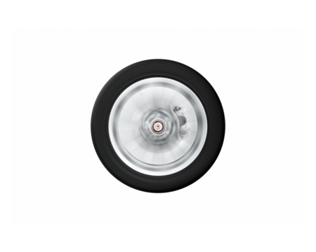 Car wheels spin at high speed , car wheels with brake isolated