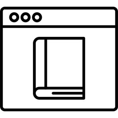 Ebook Vector Icon Design