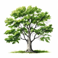 the AI Image Generator, tree on transparent background, High quality isolated tree