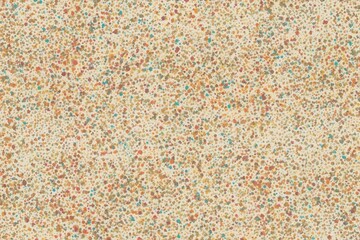 Retro Colorful Stipple Vignette with Grainy Texture