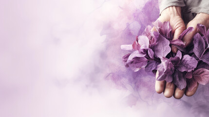 generated illustration of World Elder Abuse Awareness Day. 15 June.