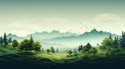 Obraz premium generated illustration of Invest in our planet. Earth day background. Ecology concept