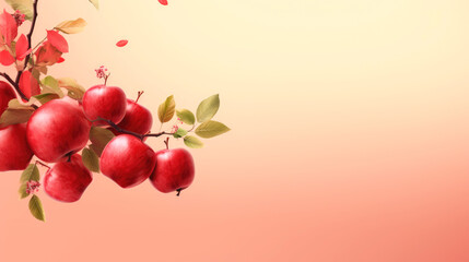generated illustration of National Apple Day on 21st September