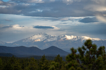 Fototapeta premium Mountains and Clouds