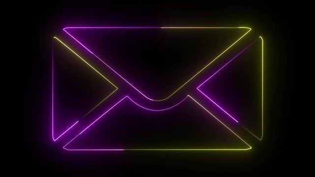 Gmail saber golden and purple color animation video 