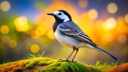 wagtail bird image background