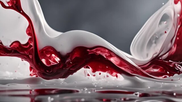 red and white collaboration water