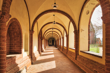 Lehnin Monastery in Brandenburg - Cloister - Church - Abbey - Germany - Religion - Kloster