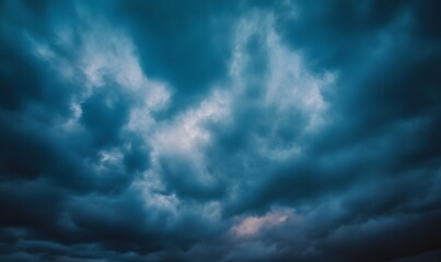 Obraz premium deep dark Evening sky, Generative AI