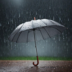umbrella and rain