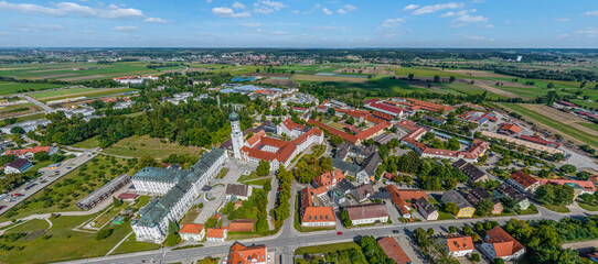 Ursberg im südlichen Landkreis Günzburg in der Region Donau-Iller