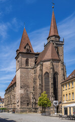 Fototapeta premium St. Johannis church in Ansbach