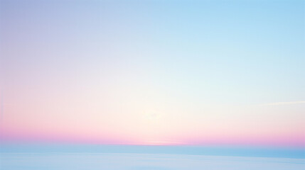 Fototapeta premium Serene pastel gradient sky background with soft transitions from pink to blue, perfect for peaceful and calming design themes.