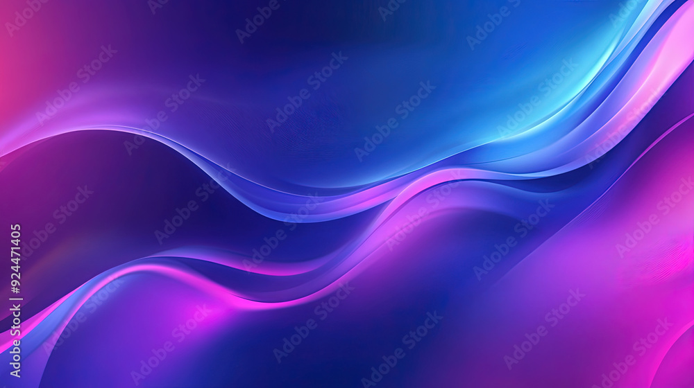 Poster abstract background with blue and purple gradient color. liquid shapes. fluid gradient background wi