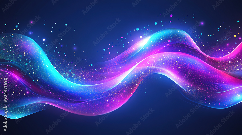 Poster abstract background with blue and purple gradient color. liquid shapes. fluid gradient background wi