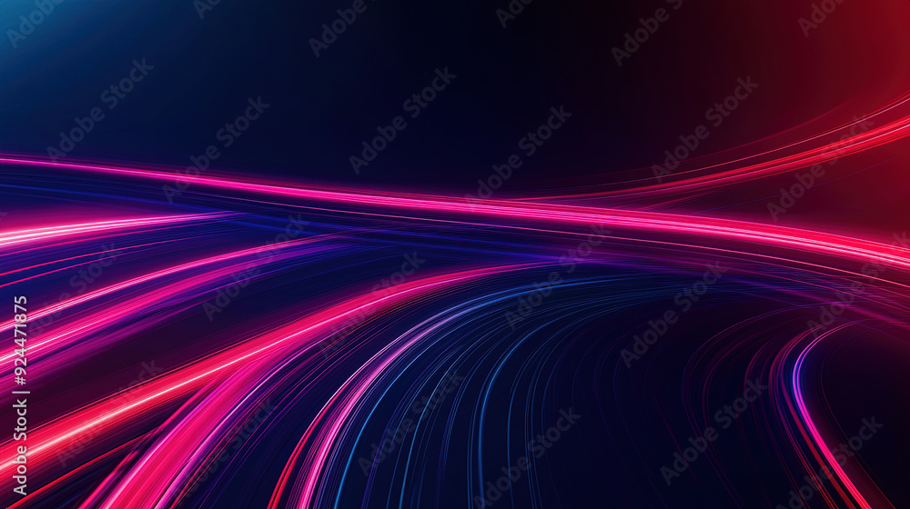 Poster abstract background with vertical and horizontal lines of light. abstract futuristic background. tec