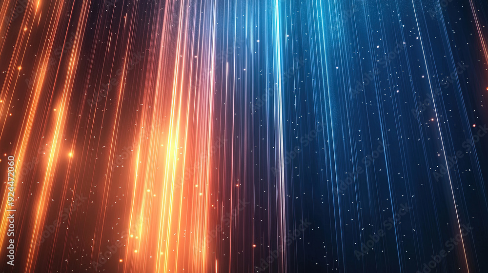 Poster abstract background with vertical and horizontal lines of light. abstract futuristic background. tec