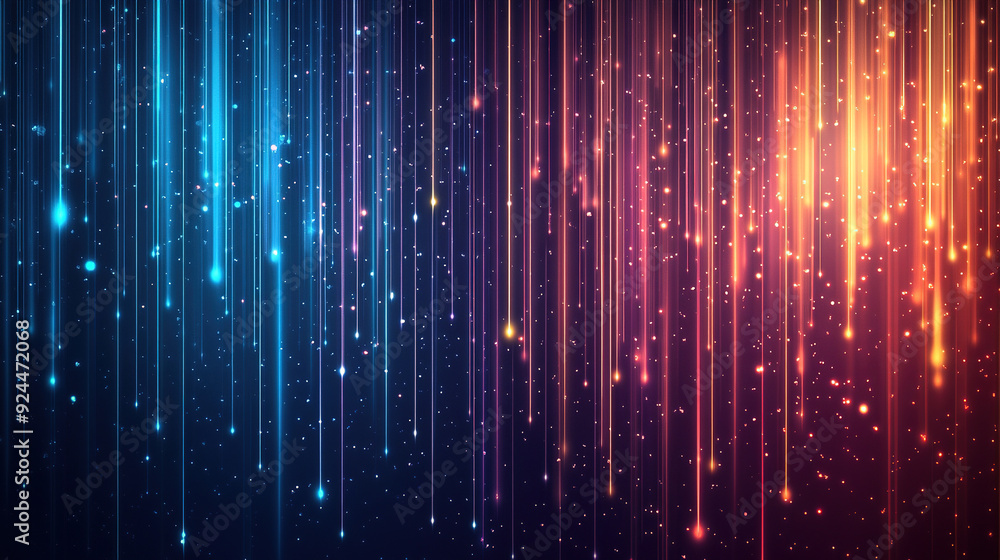 Aufkleber abstract background with vertical and horizontal lines of light. abstract futuristic background. tec