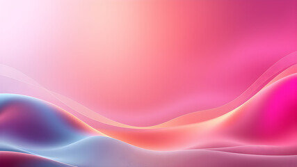 abstract colorful pink background with waves  pattern of backlight reflector and gold glitter bokeh lights background. Image is blurred and made with colorful filters.