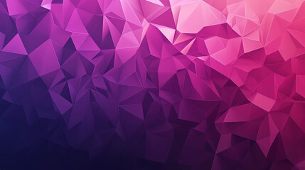 Fototapeta premium Geometric shapes background. Abstract background with low poly triangles. Purple and pink polygonal wallpaper. Abstract polygonal background. Copy space area