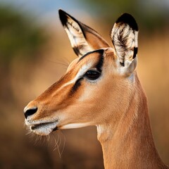 Fototapeta premium Graceful Antelope in Golden Savannah