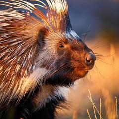 Close-up Portrait of a Porcupine