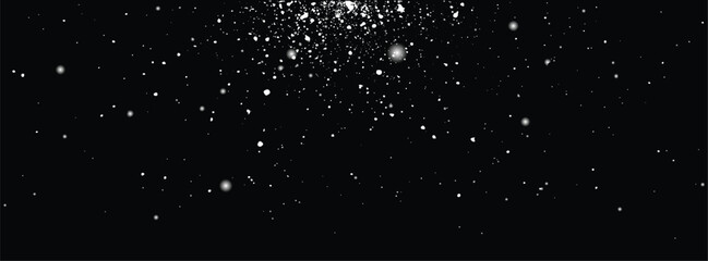 Winter weather snow flakes falling background