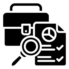 Business Impact Analysis Icon For Design Element