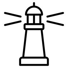 Lighthouse  Icon Element For Design