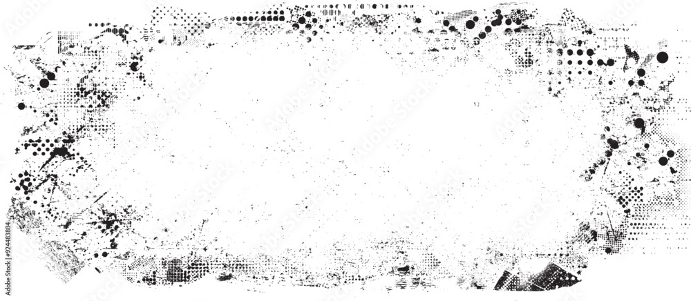 Poster glitch distorted grange shape . noise grungy logo . trendy defect error shapes . glitched frame .gru